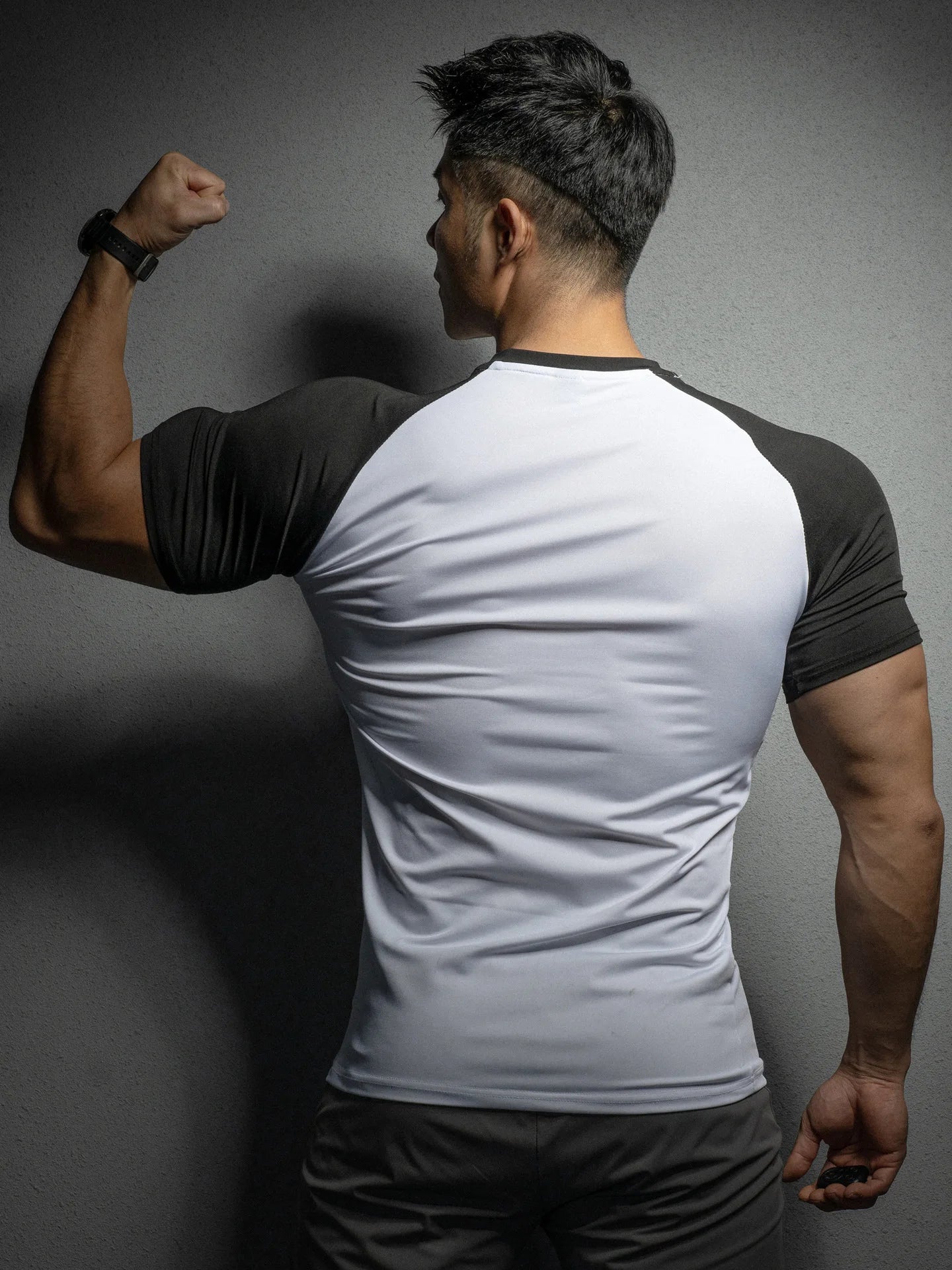 Summer Short Sleeve Fitness T Shirt Running Sport Gym Compression - TaMNz