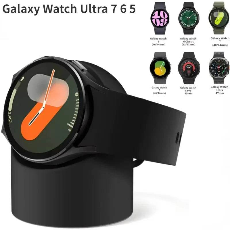 NEW Charging bracket for Samsung Galaxy Watch 7 Ultra 47mm 6 5 44mm 40mm 5 pro 45mm Silicone Stand for Watch 6 Classic 47mm 43mm - Tamnz