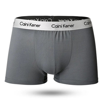 5pcs Solid Shorts Underpants man Men's Panties Men Boxer Underwear For Male Couple Sexy Set Large Size Lot Soft - TaMNz