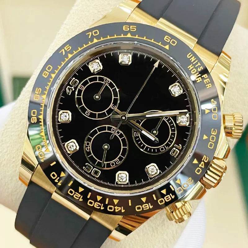 High-end Men's Elegant Automatic Mechanical Watch Clean 4130 Movement Luxury Sapphire Mirror Business Waterproof Men Wrist Watch - Tamnz