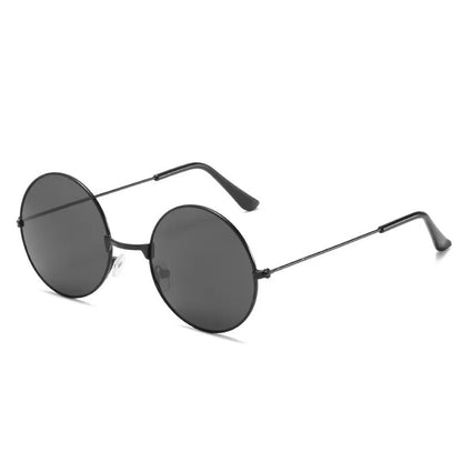 Popular Fishing Leisure Round Metal Men Sunglasses Retro Vintage Sunglasses - TaMNz