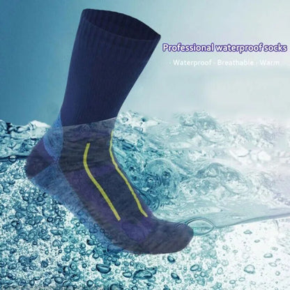 Outdoor Waterproof Socks Men Women for Sport Hiking Wading Camping Trekking Winter Skiing Sock Warm Breathable Waterproof Socks - TaMNz