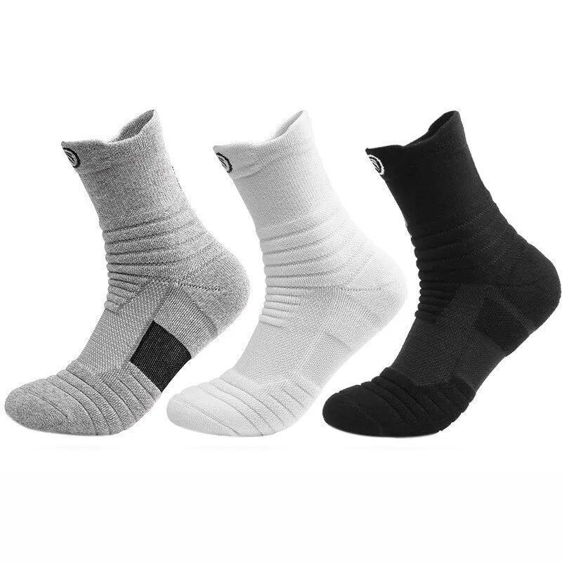 Anti-slip Football Socks Men Women Cotton Sock Short Long Tube Soccer Basketball Sport Socks Breathable Deodorous Socks 38-43 - TaMNz