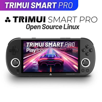 Trimui Smart Pro Vintage Handheld Game Console Wireless Handheld Gamer Console Retro Arcade 4.96 Inch HD IPS Screen Game Console - TaMNz