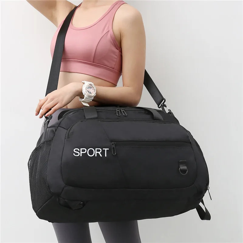 Large Capacity Outdoor Men Women Sports Gym Bag Multifunction Waterproof Travel Bag Luggage Handbag Fitness Yoga Training Bag - TaMNz