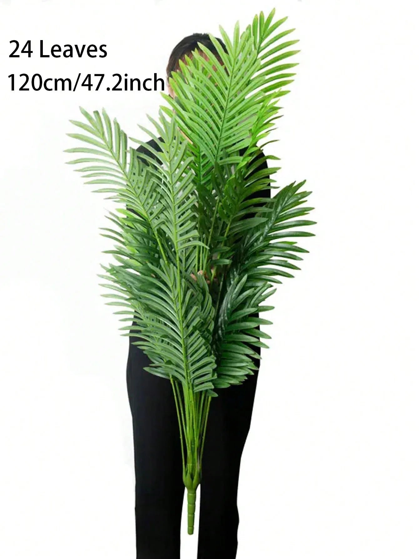 70-120cm Large Artificial Palm Tree Plastic Turtle Back Plants Leaf Schefflera Tropical Tree Home Office Party Outdoor Decor - Tamnz