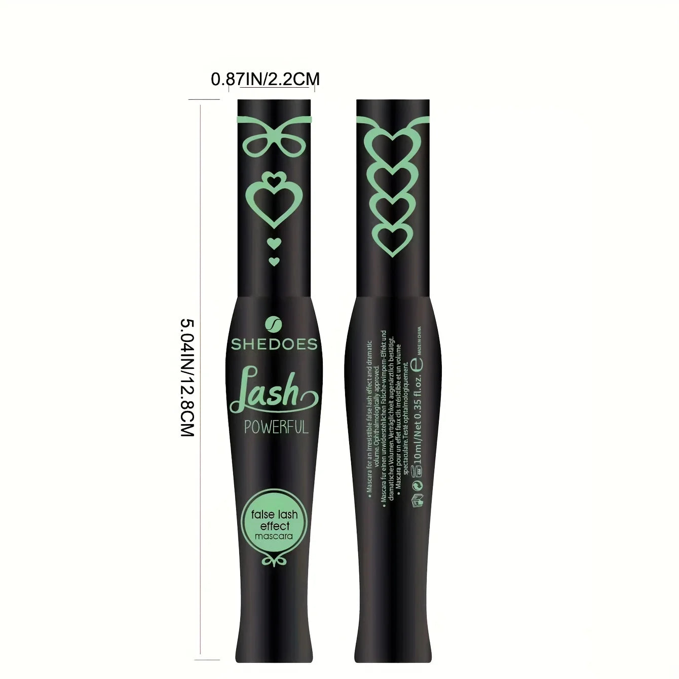 4D Black Mascara Thickening, Lengthening, Curling, Waterproof Liquid Fiber Mascara