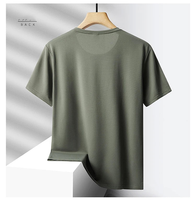 Quick Dry Sport Fashion T Shirt Men'S 2024 Short Sleeves Summer - TaMNz
