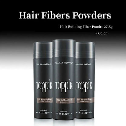 9 Color Hair Fibers Keratin Thickening Spray Hair Building Fiber Poudre 27.5g Instant Regrowth Powders Hair Loss Conceale - TaMNz