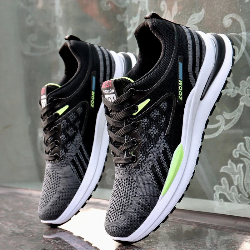 Air Cushion Breathable Mesh Running Shoes Men Outdoor Sports Athletic Sneakers - TaMNz