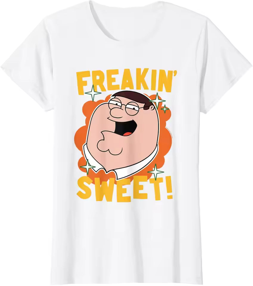 Family Guy Freakin' Sweet Peter Griffin Portrait Cartoon T-Shirt