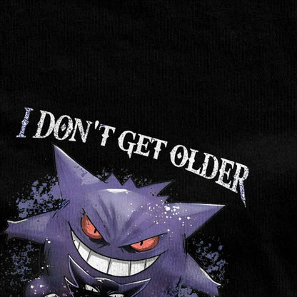 Pokemon Gengar T Shirt Novelty T Shirts Short Sleeve Y2K Fun Tops Summer Pure Cotton O Neck Plus Size 5XL Top Tees