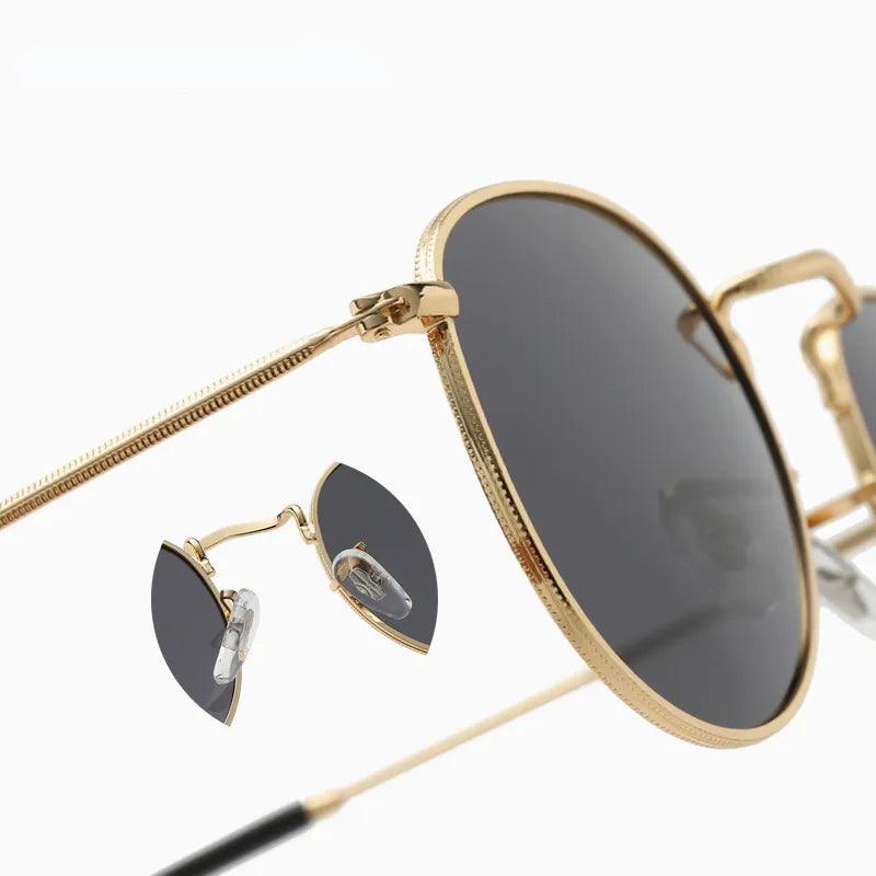 Round Retro Sunglasses Men 2023 Round Vintage Glasses for Men/Women Luxury Eyewear - TaMNz