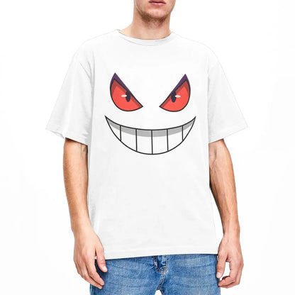 Men's Pokemon Gengar T-Shirts Cotton Clothing Beach Streetwear Short Sleeve T-Shirt O-Neck Harajuku Casual Tee Shirt