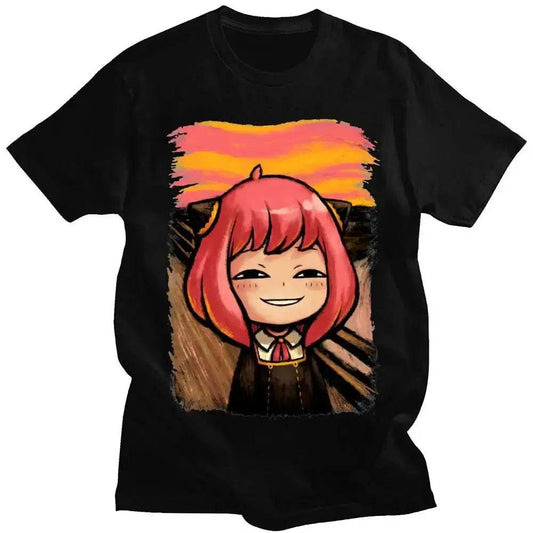 Japanese Anime Spy X Family Anya Forger Graphic Print T Shirt Streetwear Men Women Fashion Short Sleeve Plus Size Unisex T Shirt - Tamnz