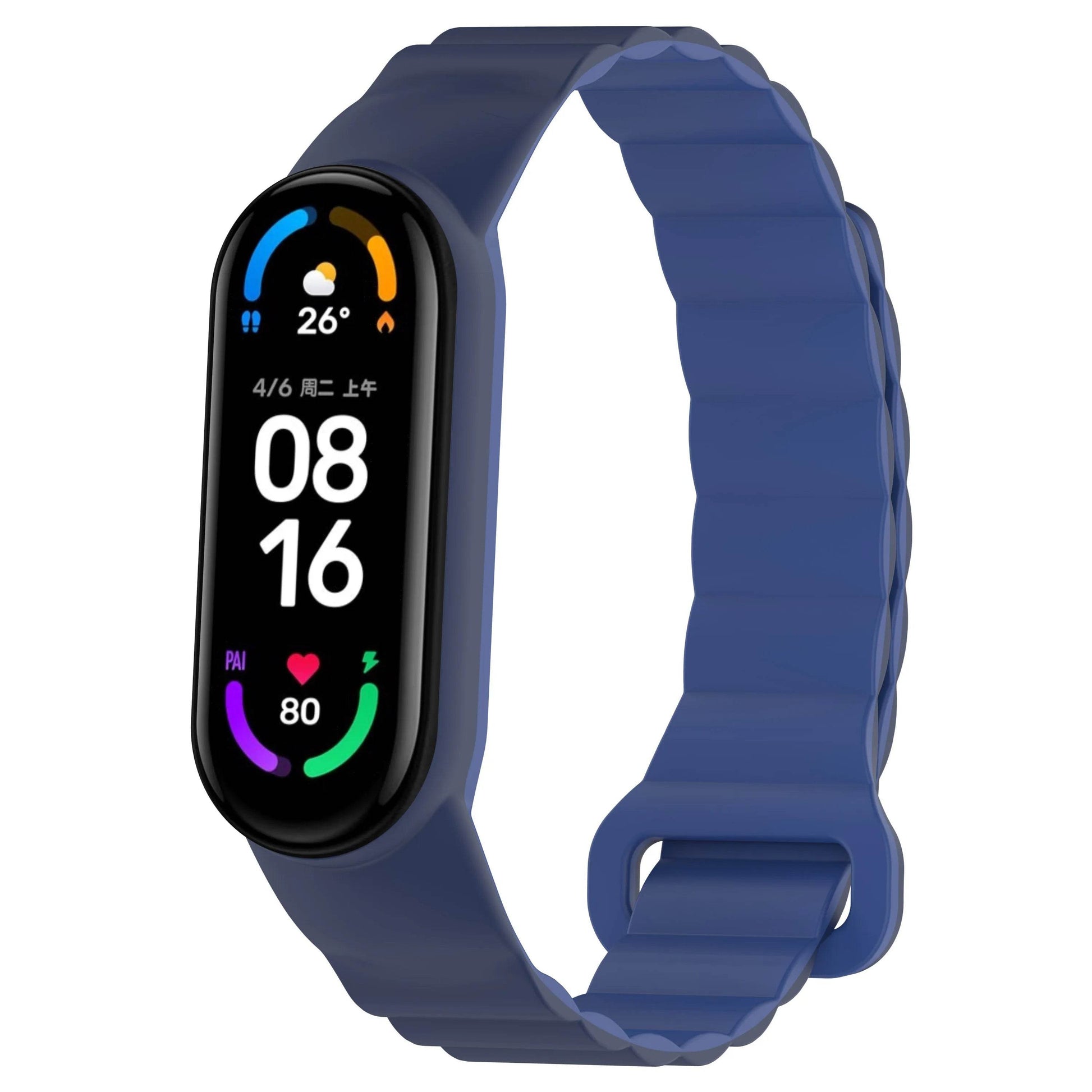 Silicone Strap For Xiaomi Mi Band 8 7 6 5 4 3 Magnetic Wristband Smart Watch for Mi Band 8 7 6Strap Mi Band 5 3 Band Accessories - Tamnz