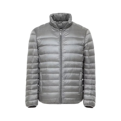 Brand Casual Down Jacket For Men Warm Standing Collar Jacket High Quality Cold Proof Fashion Down Jacket Male