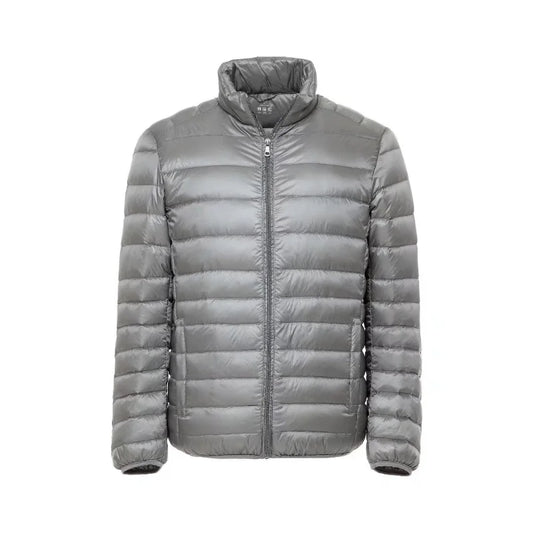 Brand Casual Down Jacket For Men Warm Standing Collar Jacket High Quality Cold Proof Fashion Down Jacket Male