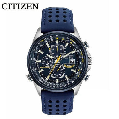 CITIZEN Brand Blue Angels Pilot Men's Watch Luxury Leisure Multifunction Watches for Men Calendar Quartz Wristwatch