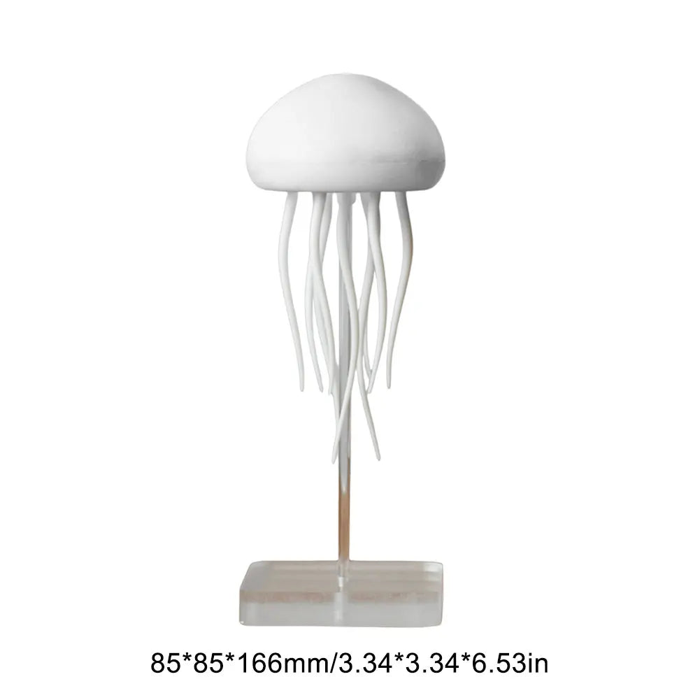 Cartoon Jellyfish Night Light RGB Gradient Cute Jellyfish Bedside Lamp Voice Control Type-C Charging Atmosphere Light LED Lamp