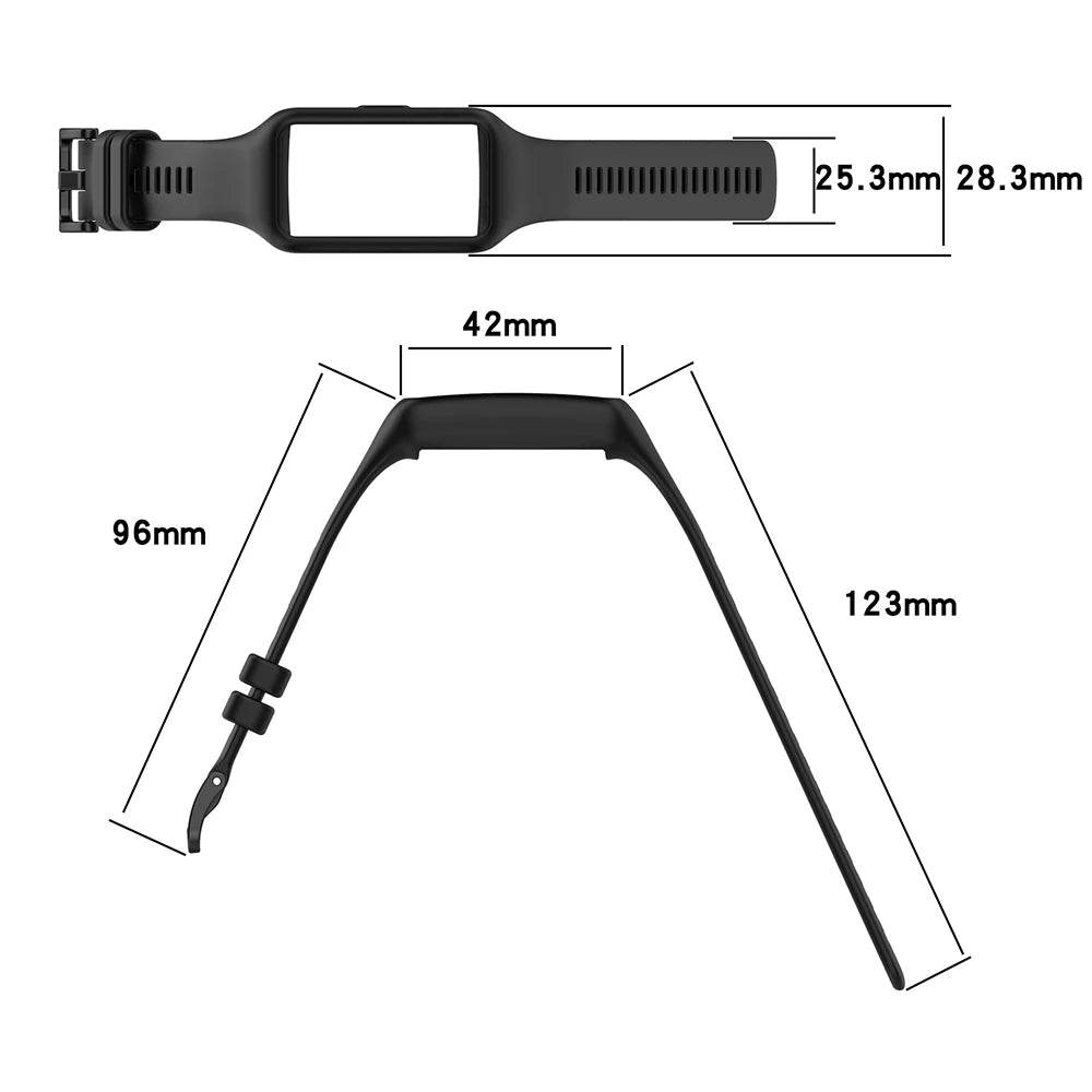 Replacement Strap For Huawei Band 6 Honor Band 6 Sports Silicone Adjustable Bracelet Watchband For Huawei Band 6 Pro Accessories - Tamnz