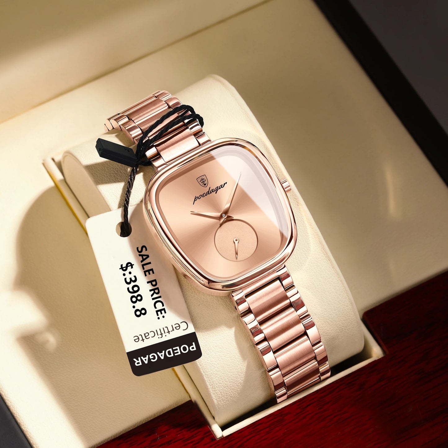 POEDAGAR Luxury Watch for Woman Waterproof Stainless Steel Quartz Ladies Watch High Quality Women's Watches Elegant Female Clock