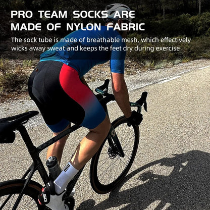2 Pais High Quality Profession Team Men Women Cycling Socks Bike Socks Breathable Bicycle Socks Outdoor Sportswear Racing Socks - TaMNz