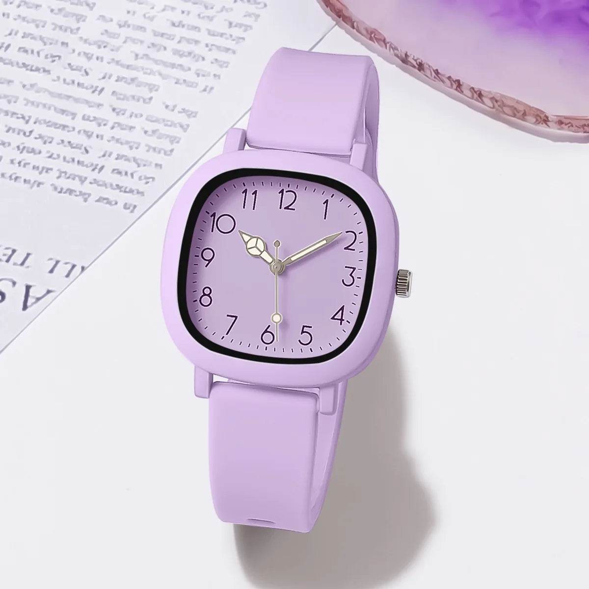 Fashion Brand Bear Women Quartz Watch 2024 Ladies Casual Silicone Jelly Watches Clock Girl Gift Zegarek Damski - Tamnz