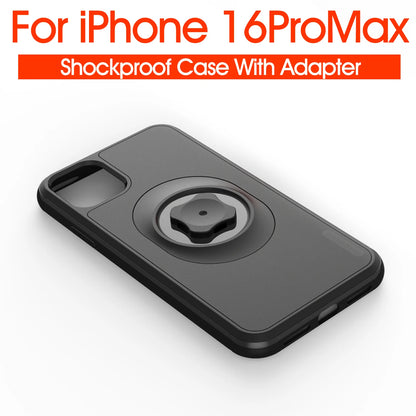 Shockproof Case for IPhone 16 and X-16 Max/XR Quick Mount Case with Adapter for sincetop series C Gen 1/2 Mount