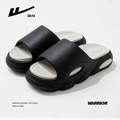 Warrior Slippers For Men Beach Sandals Non-slip Comfortable Summer Cloud Slippers Thick Sole Y2K Shoes Pillow Slides 2023 - TaMNz