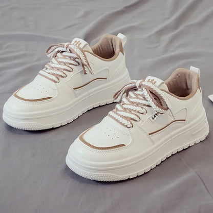 Designer Platform Running Sneakers Women Tennis shoes Woman Walking Chunky Sneakers white Casual Slip on Vulcanized Shoes - TaMNz