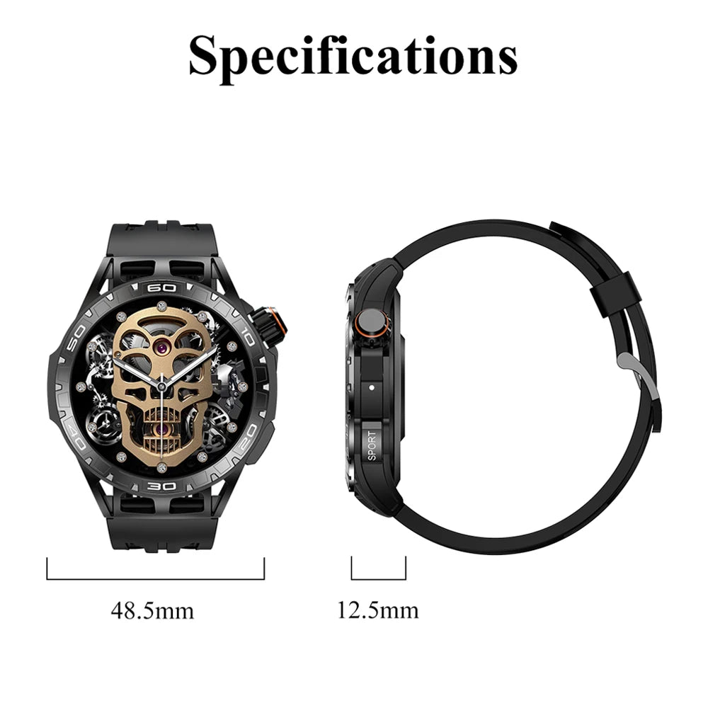 AMOLED HD Large Screen Display AOD Time IP68 Outdoor Sports Smart Watch - TaMNz