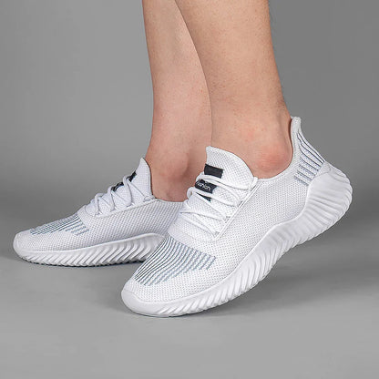 Sneakers White Mens Breathable Men Casual Summer Lightweight - TaMNz