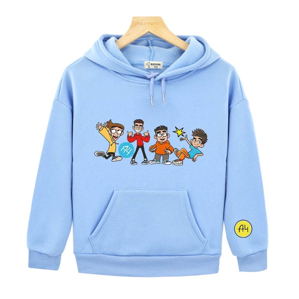 Kid's Merch A4 Lamba Hoodie Hoodie for Girls A4 мерч Sweatshirt Spring Autumn Pullover Baby Boy Clothes Children Clothing Casual - Tamnz