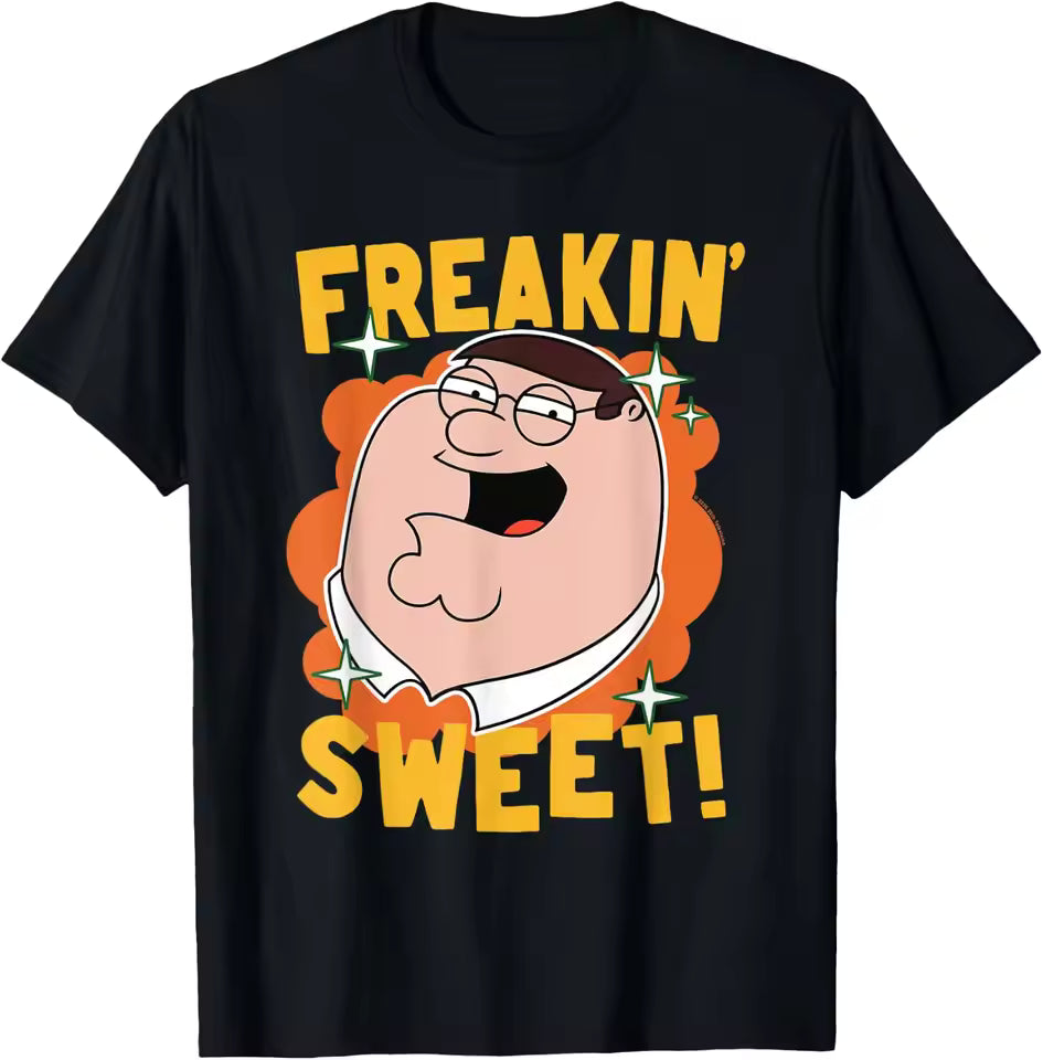 Family Guy Freakin' Sweet Peter Griffin Portrait Cartoon T-Shirt