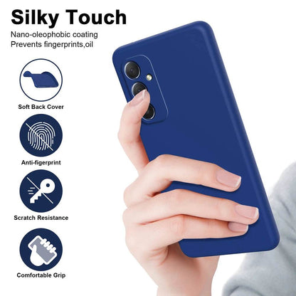 Original Solid Silicone Phone Case For Samsung Galaxy A55 A35 A25 A15 A05 A05S A04 A04S A04E A14 A24 A34 A54 5G Cover Cases - Tamnz