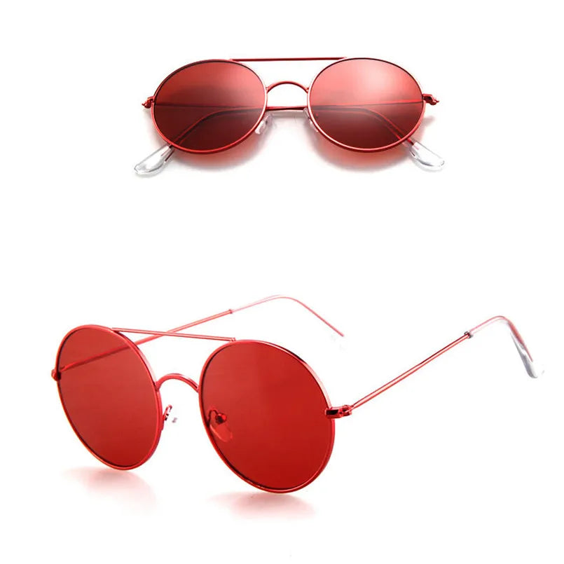Flat Top UV400 Vintage Glasses Oculos Lentes Gafas De Sol Hombre - TaMNz