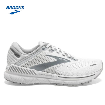 BROOKS Adrenaline GTS 22 Running Shoes Alloy Grey Black Men Long-Distance Road Sport Training Casual Sneakers - Tamnz