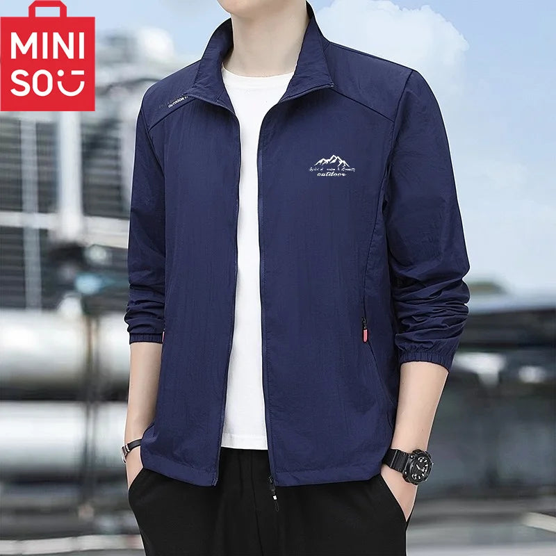 Summer Men's Sun Protection Casual Windproof Water resistant Ultrathin Jacket