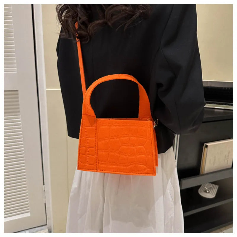 New Messenger Shoulder Shopping Bag Solid Color Felt Women Luxury Designer Handbag Casual Crossbody Bags for Women Simple - TaMNz