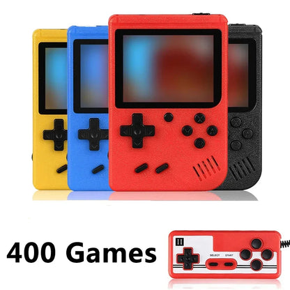 400 In 1 Mini Games Handheld Game Players Portable Retro Video Console Boy 8 Bit 3.0 Inch Color LCD Screen Games For kids