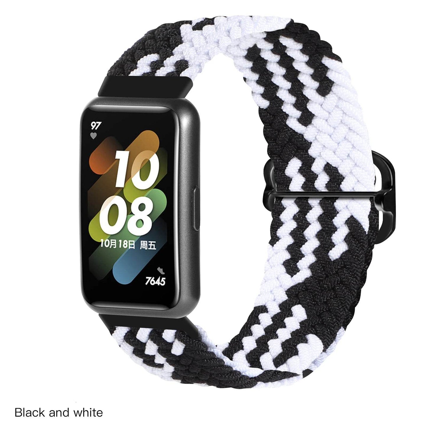 Nylon Loop Strap For Huawei Band 9/8/7 Adjustable Braided Replacement Bracelet Wristband For Huawei Band 7 8 9 Belt Accessories - Tamnz