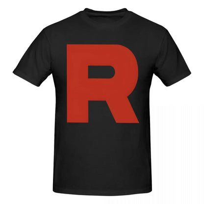 Men Team Rocket T Shirt P-Pokemon Cotton Clothing Funny Short Sleeve O Neck Tee Shirt Graphic Printed T-Shirts