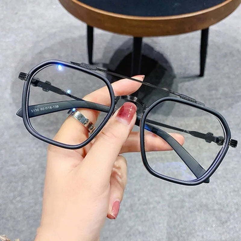 Light Blocking Fashion Highend Glasses Men Optical Clear Glasses - TaMNz