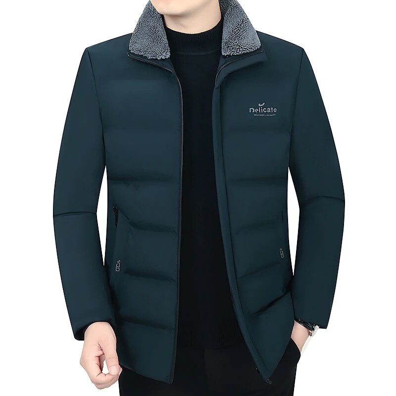 Winter Parka Men 2023 New Casual Thicken Cotton Jacket Hooded Outwear Windproof Warm Coat Hooded Plus Size 5XL Fur Collar Parkas - TaMNz