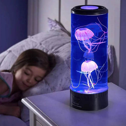 Color Changing Jellyfish Lamp Usb/Battery Powered Table Night Light Children'S Gift Home Bedroom Decor Boys Girls Birthday Gifts - Tamnz