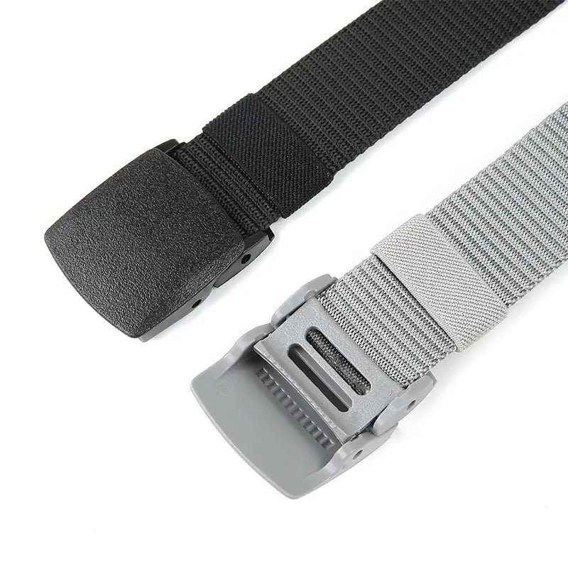 Military Automatic Buckle Nylon Belt Outdoor Hunting Multifunctional Tactical Canvas Military Belt for Men - TaMNz