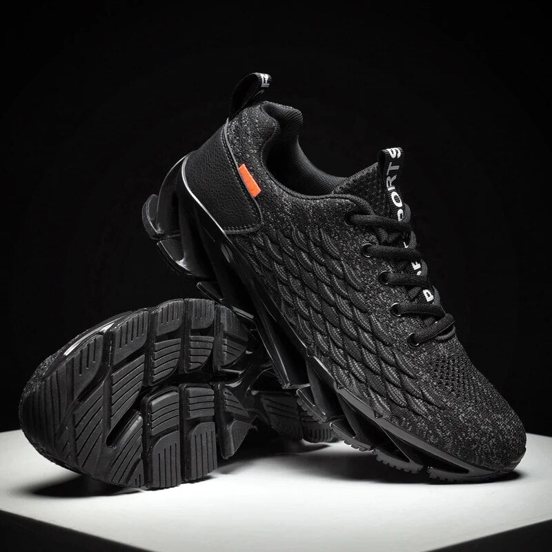 Men Comfortable Damping Blade Cushioning Sport Shoes Athletic Sneakers Mesh Training Shoes - TaMNz