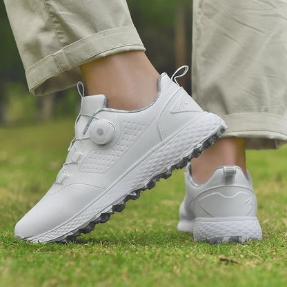 Waterproof Golf Shoes Unisex Comfortable Golf Sneakers Outdoor Walking Footwears Anti Slip Athletic Sneakers - TaMNz