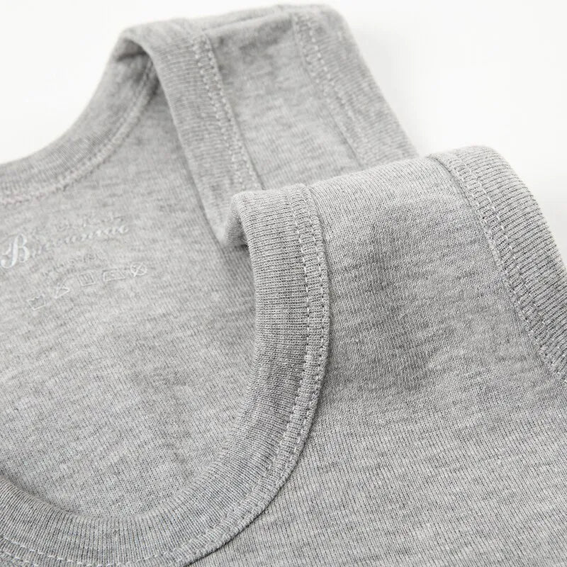 Men Vest Pure Cotton Bodybuilding Motion Outerwear Sweatshirt - TaMNz
